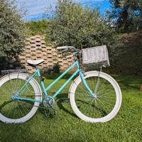 bicicletta donna dafne superlady con cestino vimin