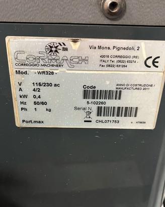 MACCHINARIO PER CONVERGENZA - CORMACH WR328