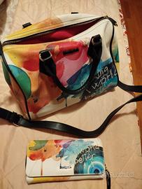 borsa e portafoglio originale della Desigual 
