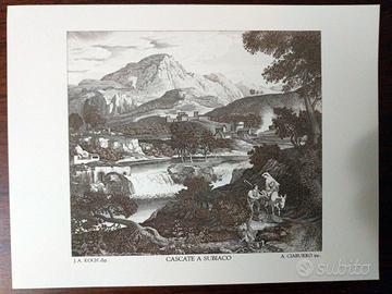 IPZS stampa d'arte Cascate di Subiaco