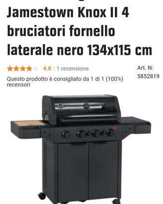 Barbecue a gas