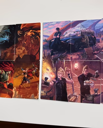 4 set Completi Final Fantasy Magic scene 24 Carte