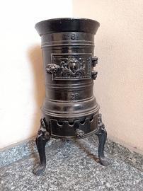 stufa antica in ghisa 
