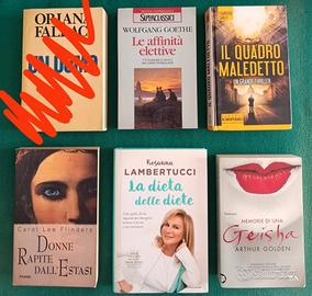 Lotto divisibile n 5 libri genere vario