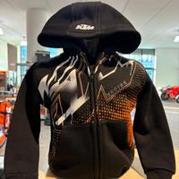 Felpa bambino logo dots hooded