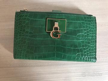 Portafoglio Guess Verde