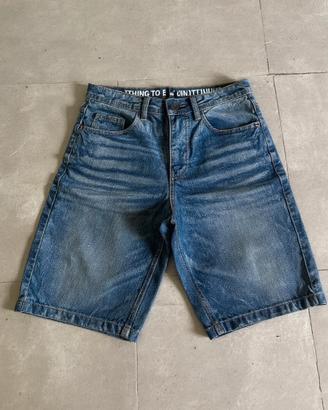 Pantaloni Corti Hoodrich Jorts Denim - Nuovi W28