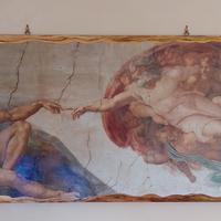 Quadro in legno dipinto