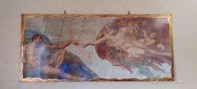 Quadro in legno dipinto