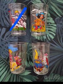 Tazze Marvel bicchieri Asterix vintage