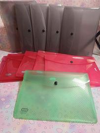 11 buste con bottone A5 marca Elba