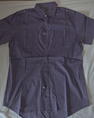 Camicia a maniche corte viola Sonny Bono taglia L