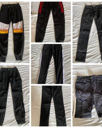 Lotto pantaloni jeans pantaloncini