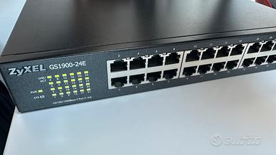 Switch Zyxel GS1900-24E gigabit +omaggio Kraun8POE