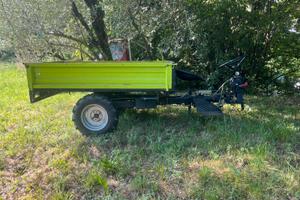 Rimorchio per motocoltivatore grillo
