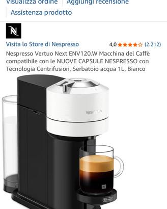 Macchina caffè Nespresso Vertuo Next come nuova