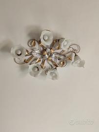 Lampadario in foglia