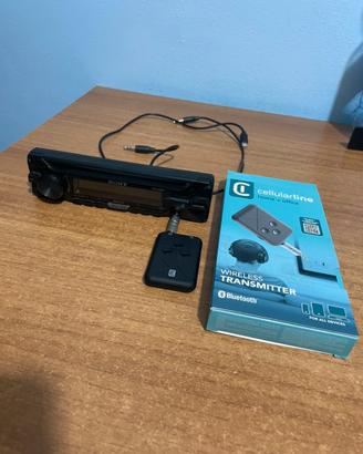 Radio sony cdx-g1200u + cellularline bluetooth