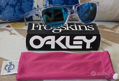 Oakley Frogskins Crystal Lenti Prizm Sapphire