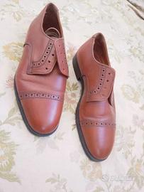 Scarpe Donna Vintage Pelle Marrone Anticato 39