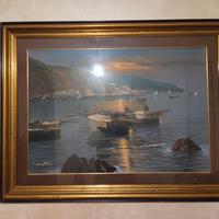 dipinto costiera amalfitana 