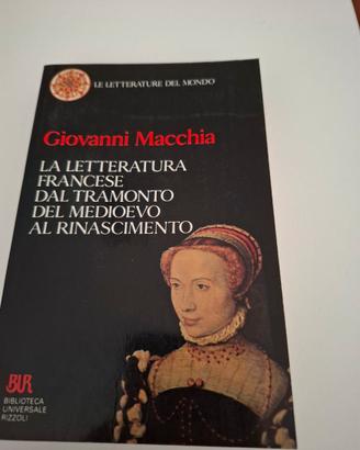 Giovanni Macchia la letteratura francese dal t