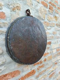 Testo/Teglia in Rame Vintage diametro cm 42 
