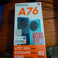 ZTE Blade A76 5G 128GB 8GB nuovo sigillato