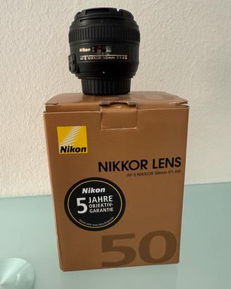 Nikon AF-S Nikkor 50 mm f/1.4G Obiettivo, Nero