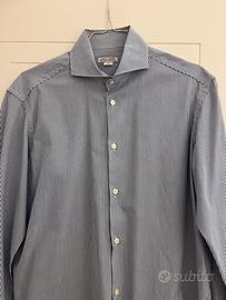 Camicia Libero Slim tg.40 - 15 3/4 righe blu
