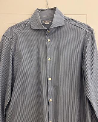 Camicia Libero Slim tg.40 - 15 3/4 righe blu