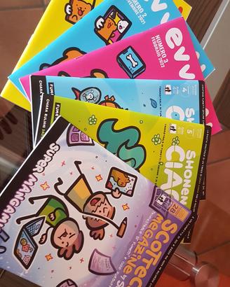 rivista evviva  shonen ciao  scottecs megazine
