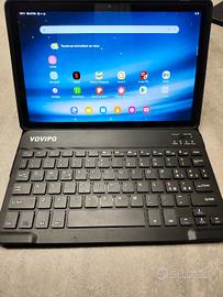 Samsung tablet A7 con custodia rigida e tastiera