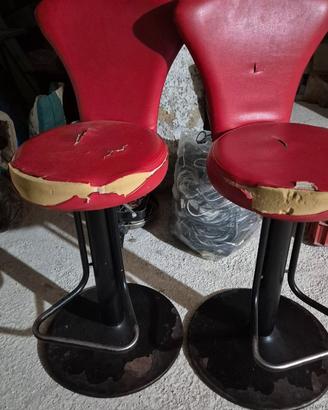 coppia sgabelli vintage