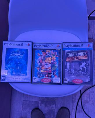 Lotto 3 giochi PlayStation 2 Platinum
