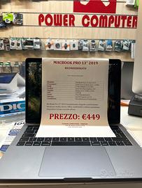МАСВООК PRO 13” 2019  RICONDIZIONATO