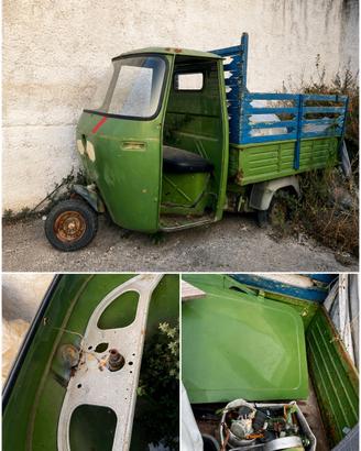 Piaggio ape radiata da restauro