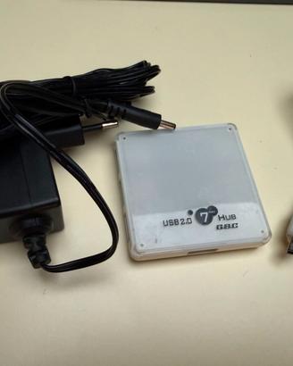 Hub USB 2.0 GBC  7 Porte c on Alimentatore Esterno