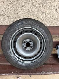 Kit Ruota di Scorta 15" Fiat Grande Punto + Cric