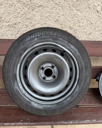 Kit Ruota di Scorta 15" Fiat Grande Punto + Cric
