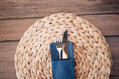 Set 50 Tovagliette all’americana in Paglia Beige