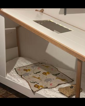 Letto singolo casetta maison du monde