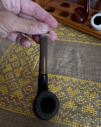 Pipa in radica lavorata