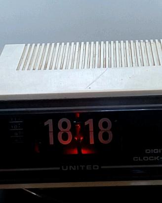 Radio Sveglia anni 60/70 United Digital Clock 