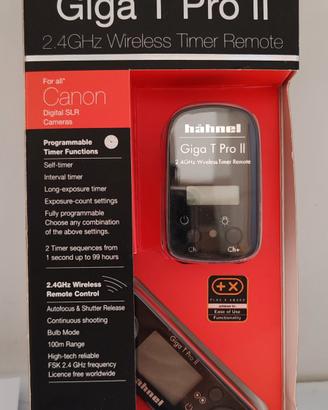 hahnel pro remote control giga t pro II Canon 