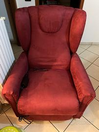 Poltrona Lady bergere 2M bordeaux