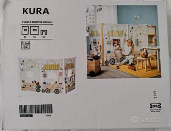 Tenda letto Ikea Kura motivo bancarella