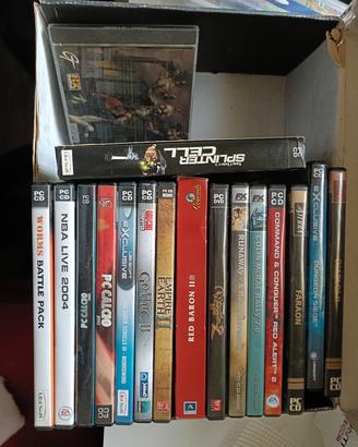 Lotto vecchi giochi PC in confezioni originali