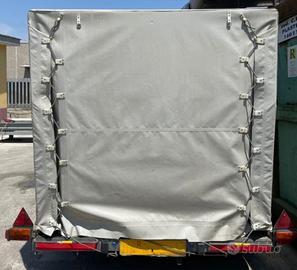 Copertura centinata carrello trasporto auto
