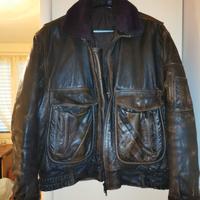Giacca Bomber Aviatore in Vera Pelle "G-1 Style"